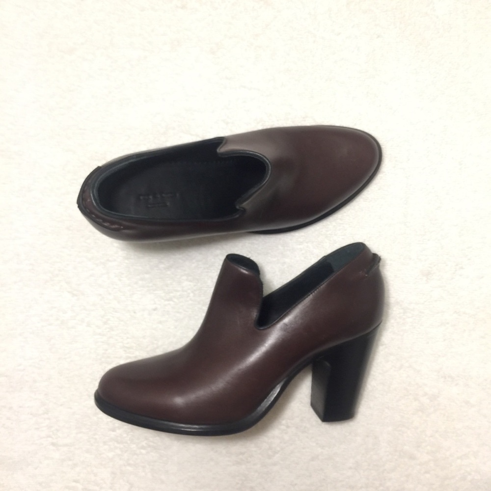 Rag&Bone New York brown with black block heel - Picture 2 of 6